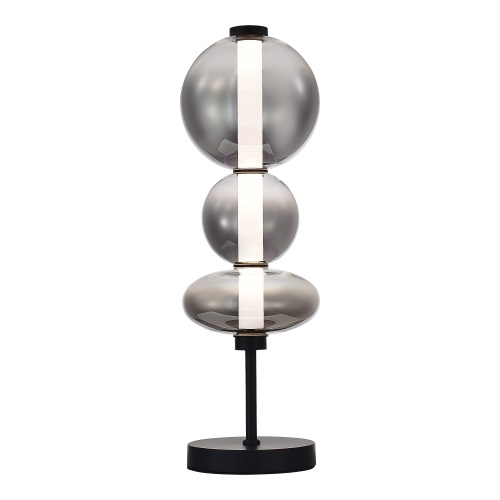 SL6119.404.18 Прикроватная лампа ST-Luce Черный/Дымчато-Серый LED 1*18W 3000K ПЕРЛИНА