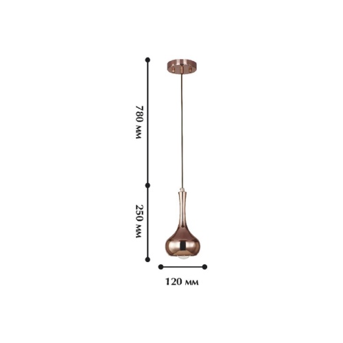Подвес Favourite 1844-1P, подвес, D130xH250/1030, 1xE27x40W, excluded