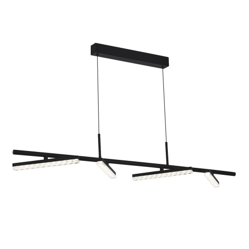 SL1018.403.04 Светильник подвесной ST-Luce черный/прозрачный LED 1*32W 4000K EUCLIDICS