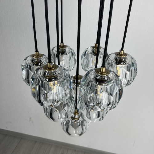 Люстра Boule De Cristal Round Cluster Chandelier 10 от Imperiumloft 84597-22