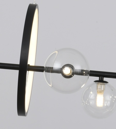 Люстра Kink Light Иона черный G9 35W+Led 17W 09408-7,19