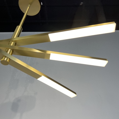 Люстра на штанге ORTON на 3 D96 Gold 241024-26