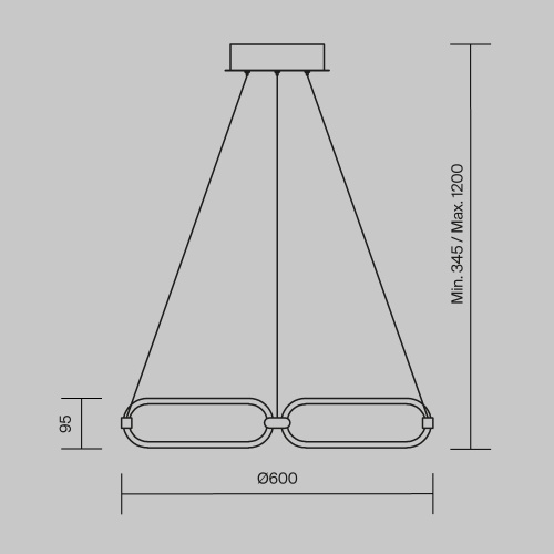 Подвесной светильник Maytoni MOD017PL-L50MG