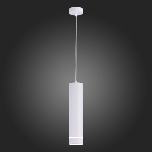 ST115.533.12 Светильник подвесной Белый LED 1*12W 3000K 936Lm Ra&gt;90 120° IP20 D80xH300 165-265V Подвесные светильники