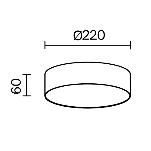 Потолочный светильник Technical C032CL-24W4K-RD-B