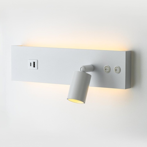 CL704460 Декарт Белый Св-к Настенный с USB