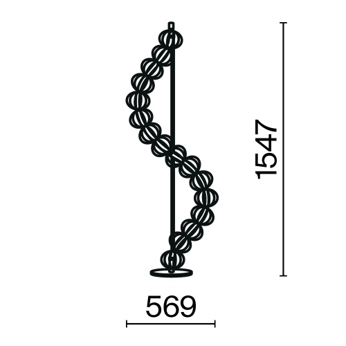 Напольный светильник (торшер) Maytoni MOD216FL-L38G3K