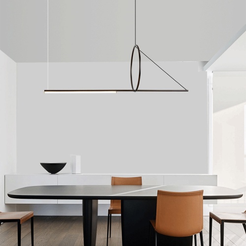 Подвесной светильник SUSPENSION CERCLE ET TRAIT – GRAPHITE SATINE L170 202723-23