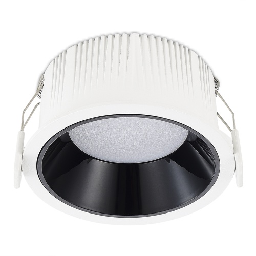 ST755.438.12 Св-к встр. Черный LED 1*12W 3000K 1 080Lm Ra80 120° IP20 D105xH50 100-240V Встраиваемые светильники