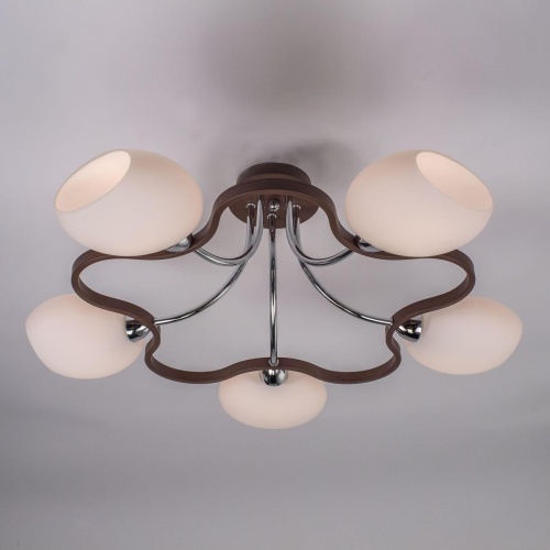 CL131151 Октава Хром+Венге Св-к Люстра