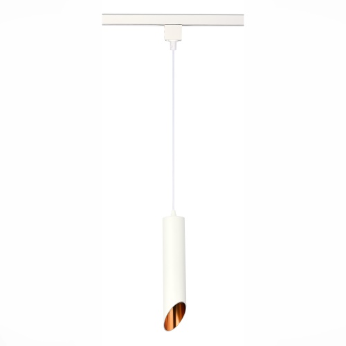 ST152.506.01 Светильник трековый Белый GU10 1*50W IP20 D60xH300 220V Без ламп BASE