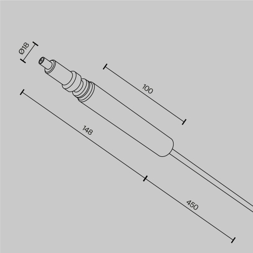 Комплектующие для систем освещения с токоведущими элементами Technical CA002PI-B