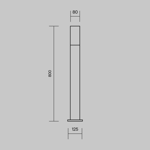Ландшафтный светильник Outdoor O418FL-01B1
