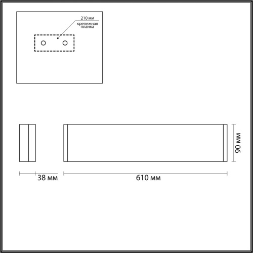 Бра Odeon light Framant 4295/20WL