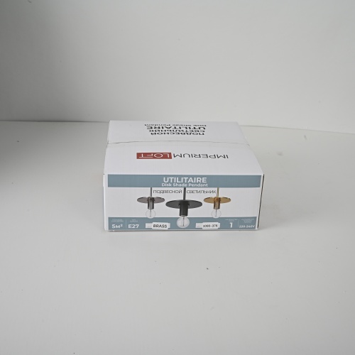 Подвесной светильник RH Utilitaire Disk Shade Pendant Brass 123643-22