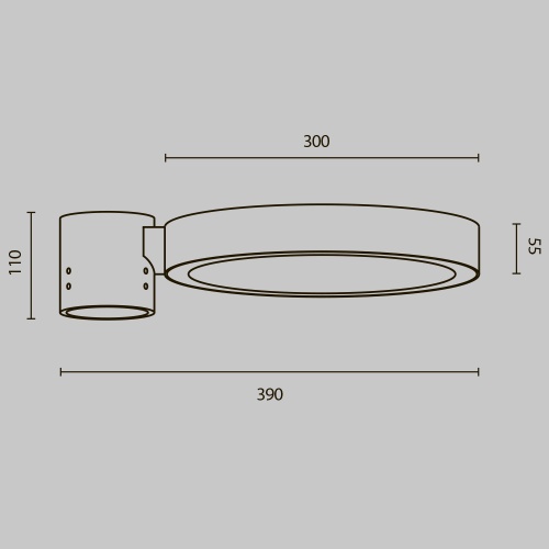 Парковый светильник Outdoor O472H-L50GF3K