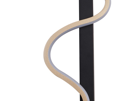 Бра Kink Light Скади черный/мат.золо 08418A-100L,19-33(3000K)