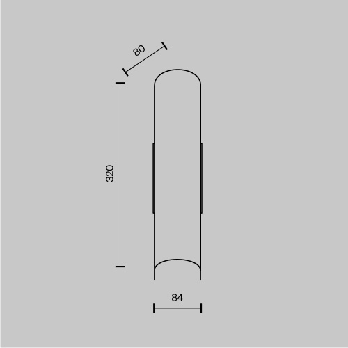 Настенный светильник (бра) Maytoni P011WL-02CH