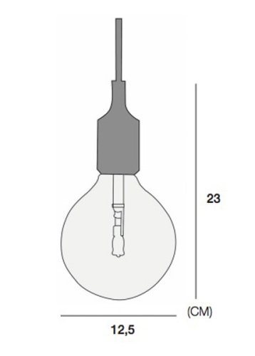 Подвесной Светильник Muuto E27 White от Imperiumloft 186766-22