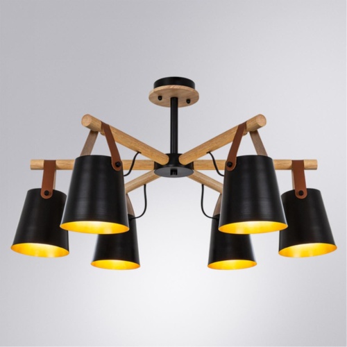 Потолочная люстра Arte lamp A7032PL-6BK СВЕТИЛЬНИК ПОТОЛОЧНЫЙ