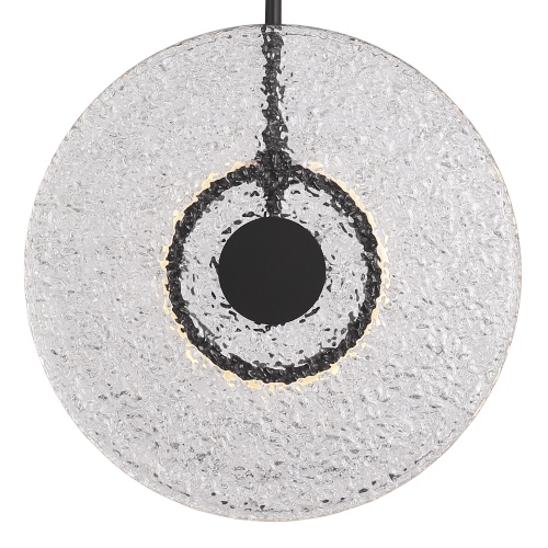 SL6142.403.01 Светильник подвесной ST-Luce черный/радужный LED 1*8W 4000K ALUMNO