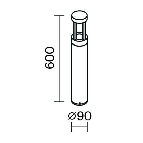 Ландшафтный светильник Outdoor O458FL-L9GF3K