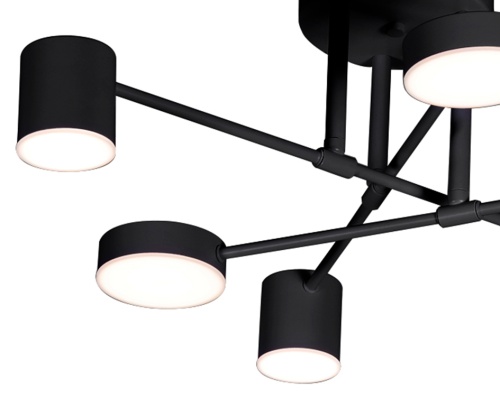 Люстра Kink Light димм.Мекли черный 07649-6D,19(3000K)