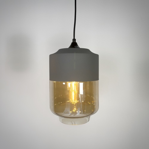 Подвесной светильник NORD A D18 Gray/Amber 190486-26