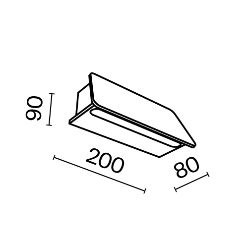 Уличный настенный светильник Outdoor O429WL-L6GF3K
