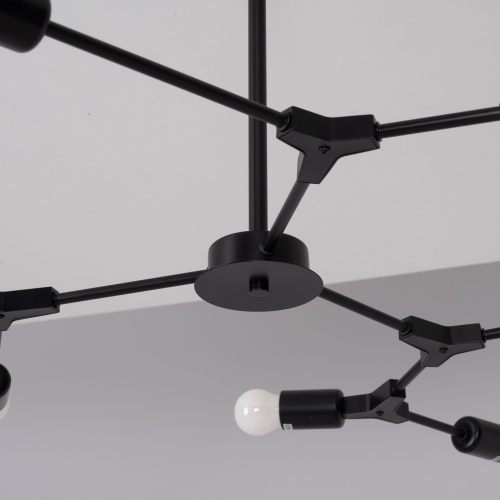 Люстра на штанге LATE D103 Black 193583-26