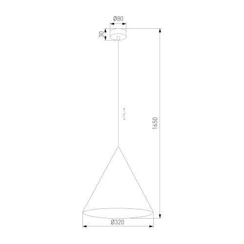 Подвесной светильник TK Lighting 10065 Cono