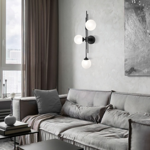  Eurosvet 50383/3/ настенный светильник/ черный