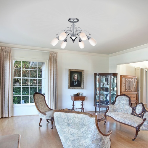 Потолочный светильник Eurosvet 22080/6 хром