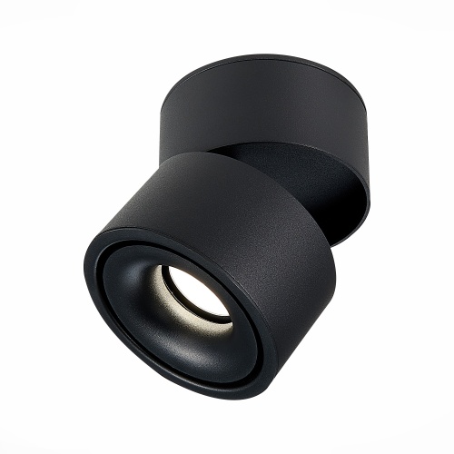 ST652.442.12 Светильник потолочный Черный LED 1*12W 4000K 1 000Lm Ra&gt;90 36° IP20 D100xH105 170-240V Накладные светильники