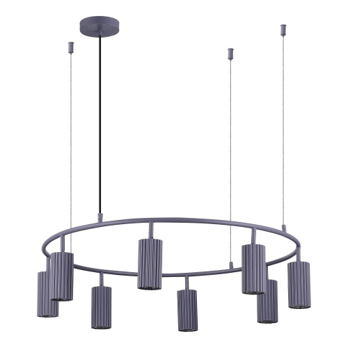 SL1213.703.08 Светильник подвесной ST-Luce Серый/Серый GU10 8*5W 4000K КЕНДО