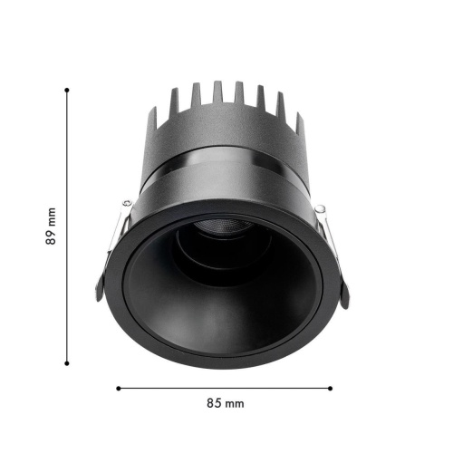 Врезной светильник Favourite 4789-1C, врезной светильник, D85xH89, cutout:D75, LEDx9W,450LM, 3000/4000/6000K, CRI>90, beam angle:45, IP65, included