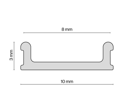 Комплектующие для профиля Technical ALM012-SC-B