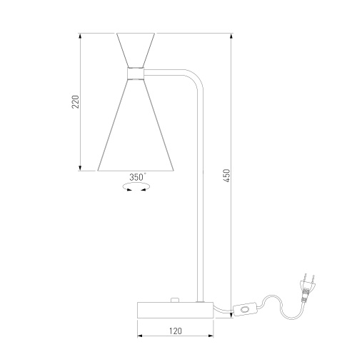 Настольный светильник Bogate's 01109/1