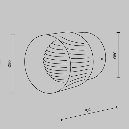 Настенный светильник (бра) Maytoni MOD480WL-L6BS3K