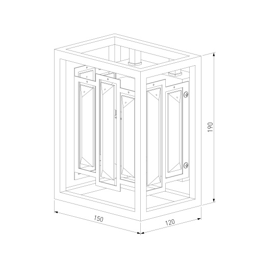 Настенный светильник Bogate's 377/1 Strotskis