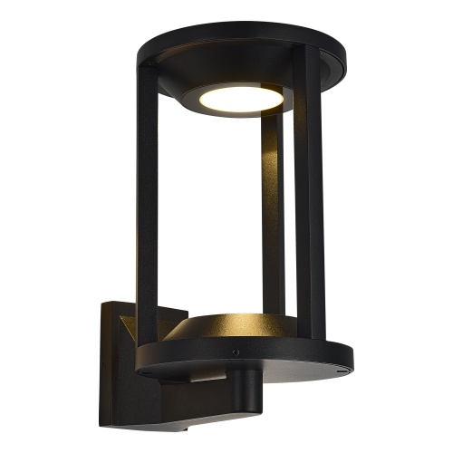 SL9535.401.01 Светильник уличный настенный ST-Luce черный/черный LED 1*9W 3000K GLORR