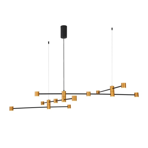 SL1596.423.22 Светильник подвесной ST-Luce Золотистый, Черный/Белый LED 22*3W 3000K АНИКА
