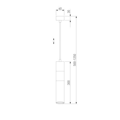 Подвесной светильник Eurosvet 50097/1 черный/золото