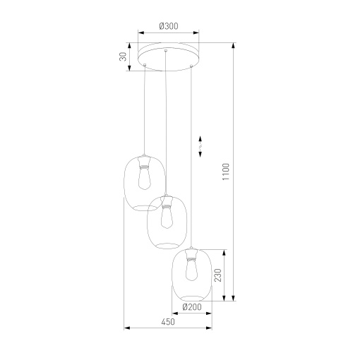 Подвесной светильник TK Lighting 5973 Elio