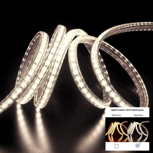 ST1001.414.65 Светодиодная лента 2835 14,4Вт/м 4000К 6600Lm Ra>90 IP65 L5000xW12 24В Светодиодные ленты