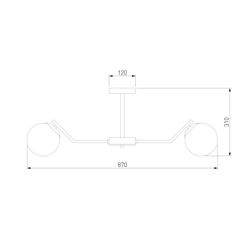 Потолочный светильник Eurosvet 70154/8 хром