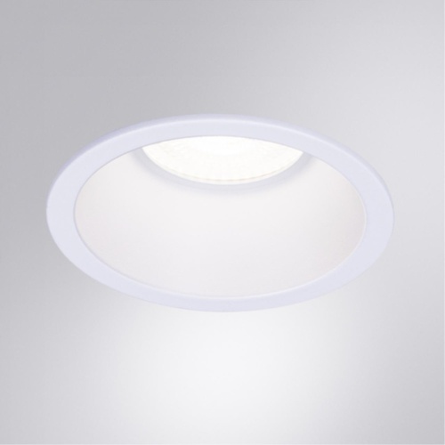 Точечный встраиваемый светильник Arte lamp A2864PL-1WH Светильник потолочный встраиваемый DASH для MR16 Ø86x40мм белый IP20 монтаж Ø77мм