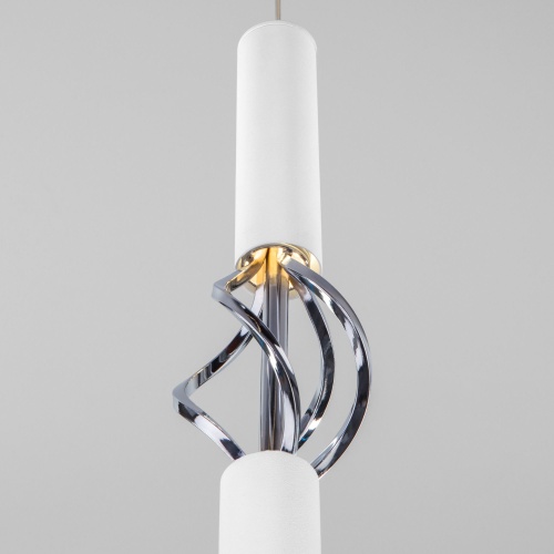 Подвесной светильник Eurosvet 50191/1 LED белый/хром