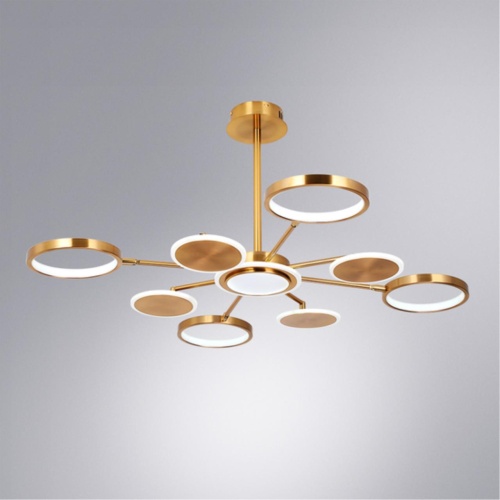 Люстра на штанге Arte lamp A1363PL-8PB СВЕТИЛЬНИК ПОТОЛОЧНЫЙ