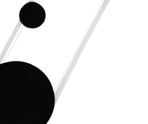 Бра Kink Light Элин белый/черный Led 18W 08432,01-19